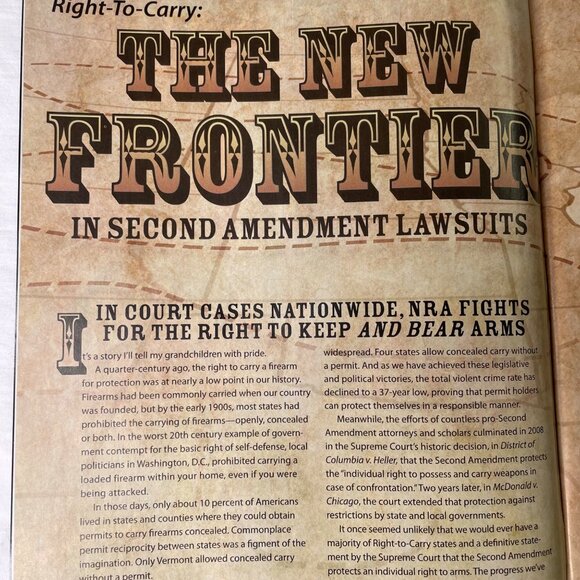 American Rifleman NRA Magazine August 2011 Vol 159 No 8 u National Rifle Associa - Picture 7 of 12
